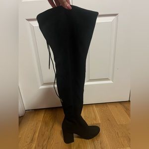 Steve Madden thigh high boot heels